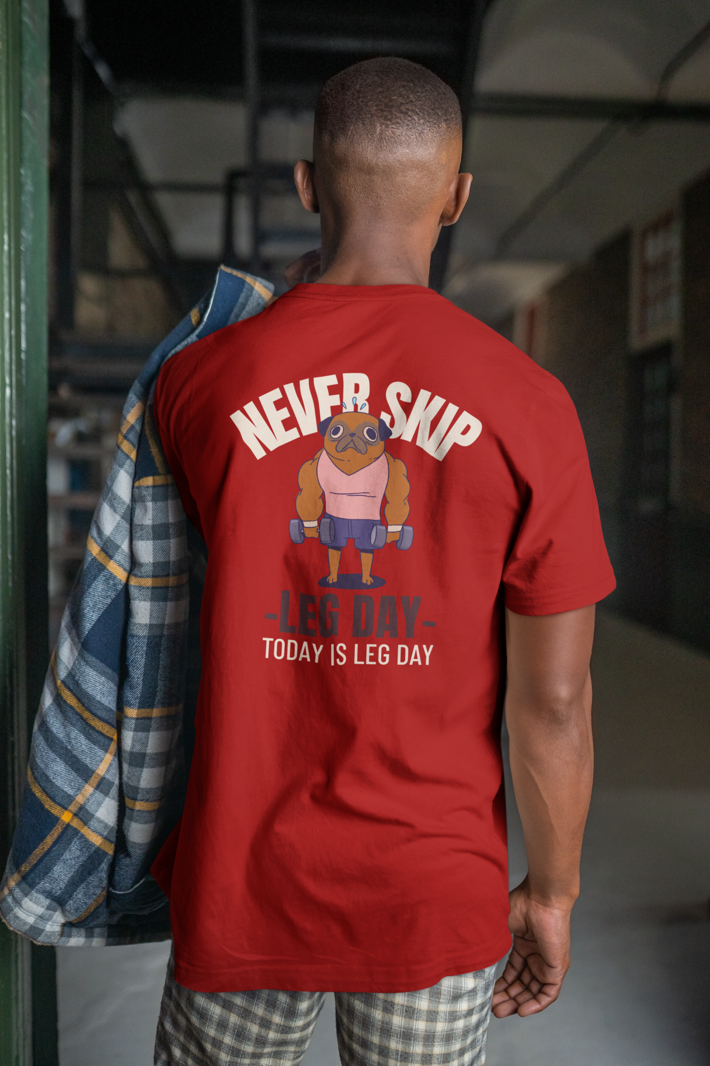 NEVER SKIP LEG DAY UNISEX TSHIRT