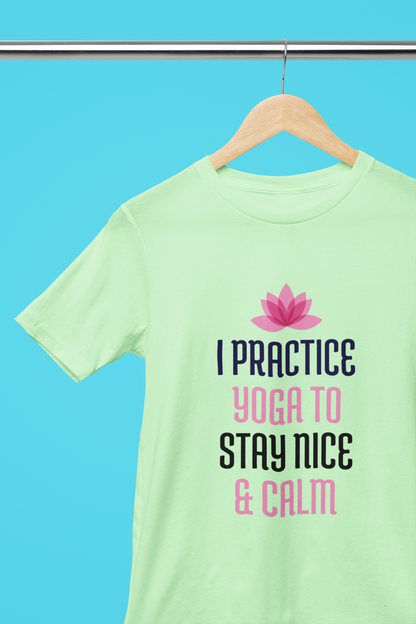 Practice Yoga Unisex Tshirt