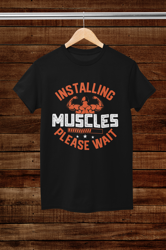 Installing Muscle Unisex T-Shirt