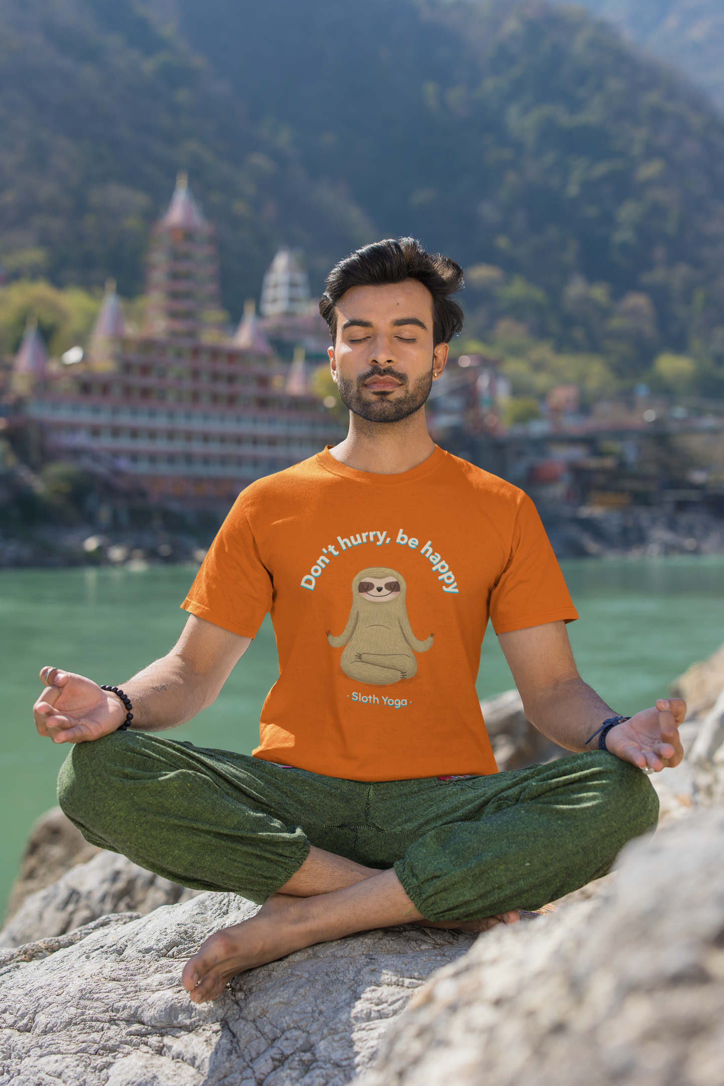 Sloth Yoga Unisex T-Shirts