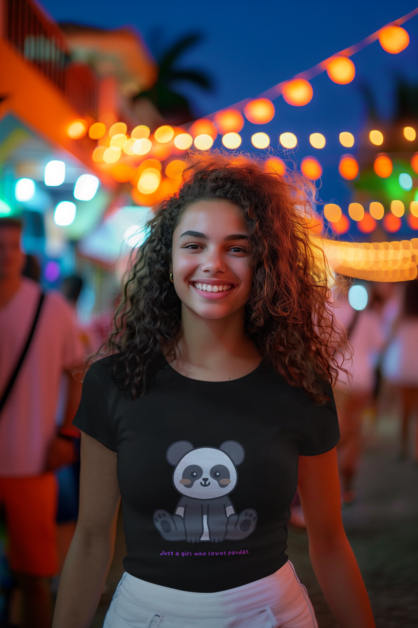 Panda Women Tshirt