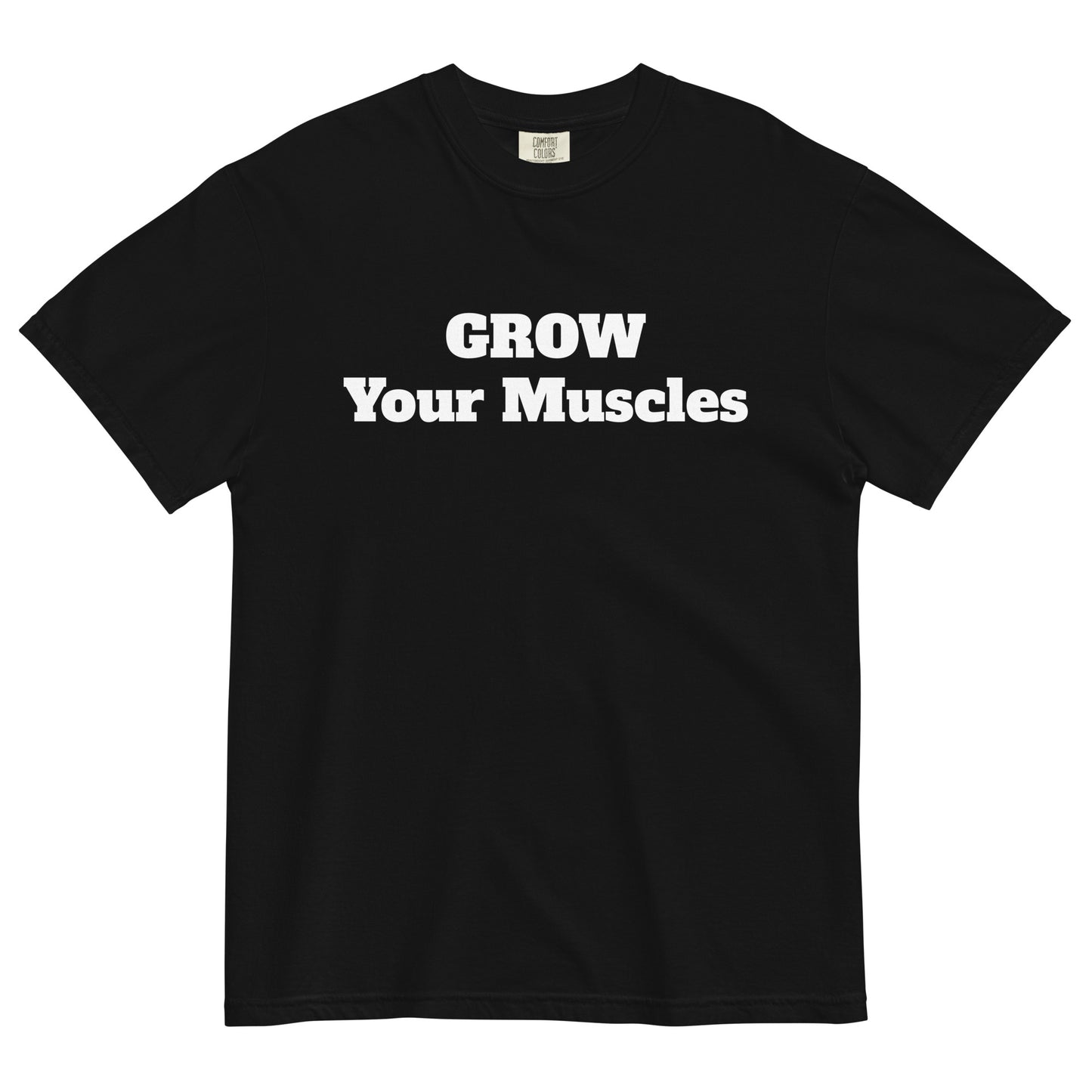 unisex-garment-dyed-heavyweight-t-shirt-black-front-3-657d4381c062a - men tshirts - tshirts - graphic tees - gym - muscles - turtlepanda